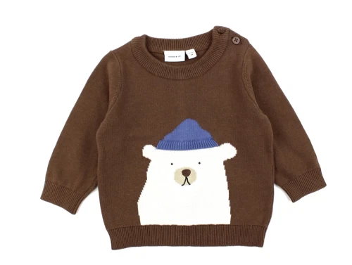 Name It mustang strikbluse isbjørn